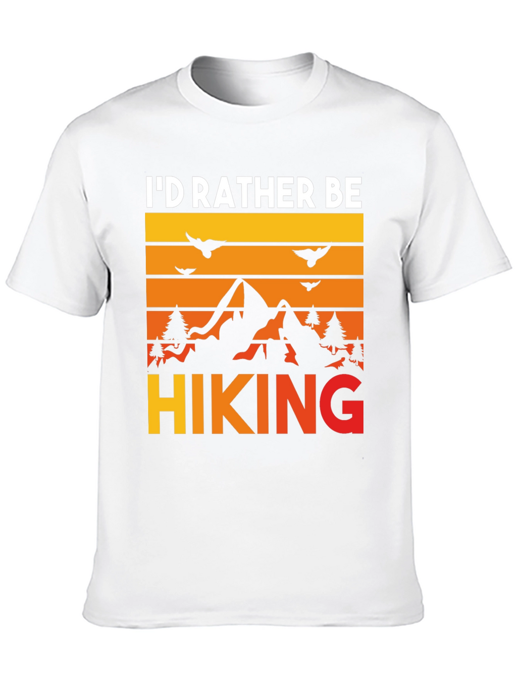 Id Rather Be Hiking Graphic Tee