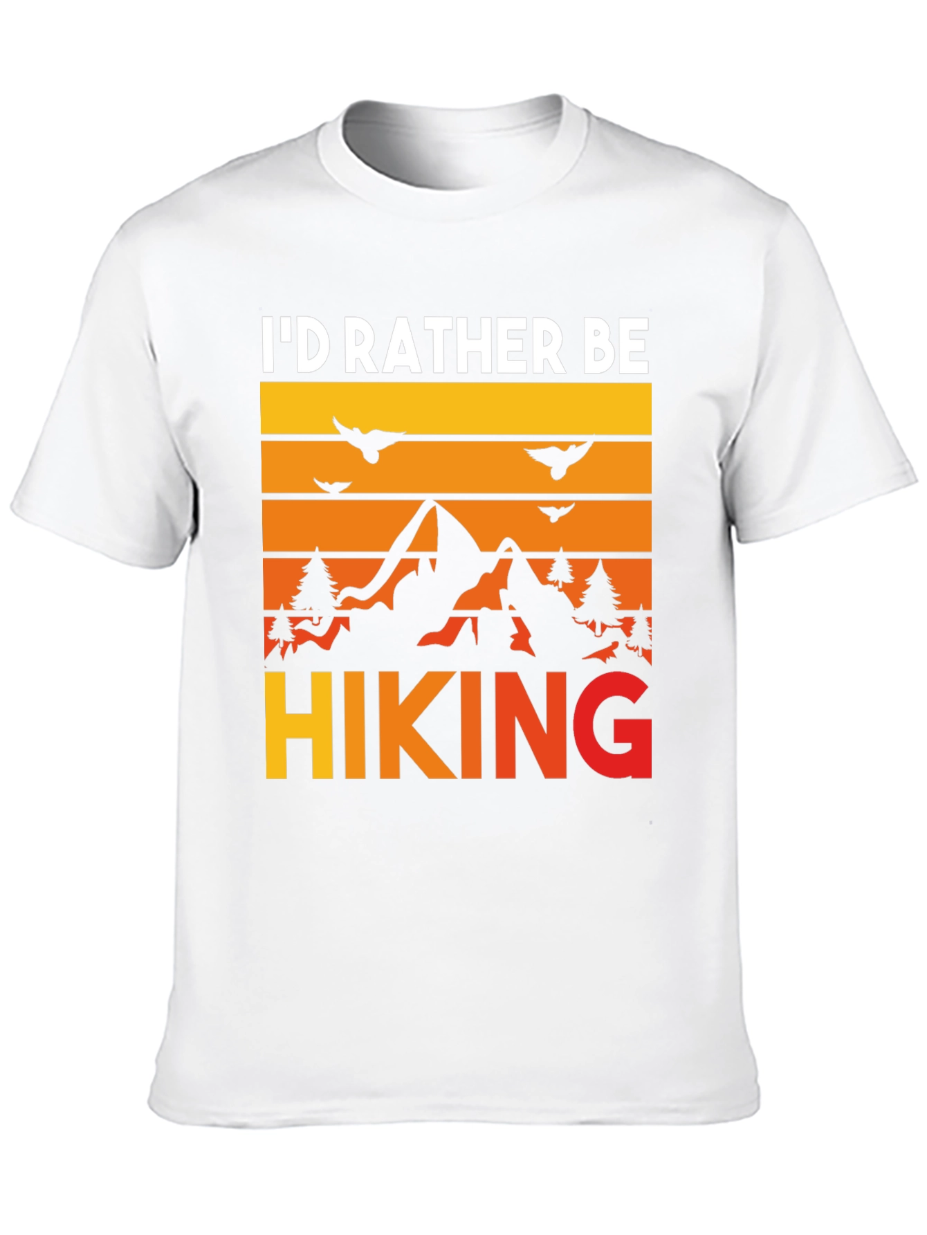 Id Rather Be Hiking Graphic Tee
