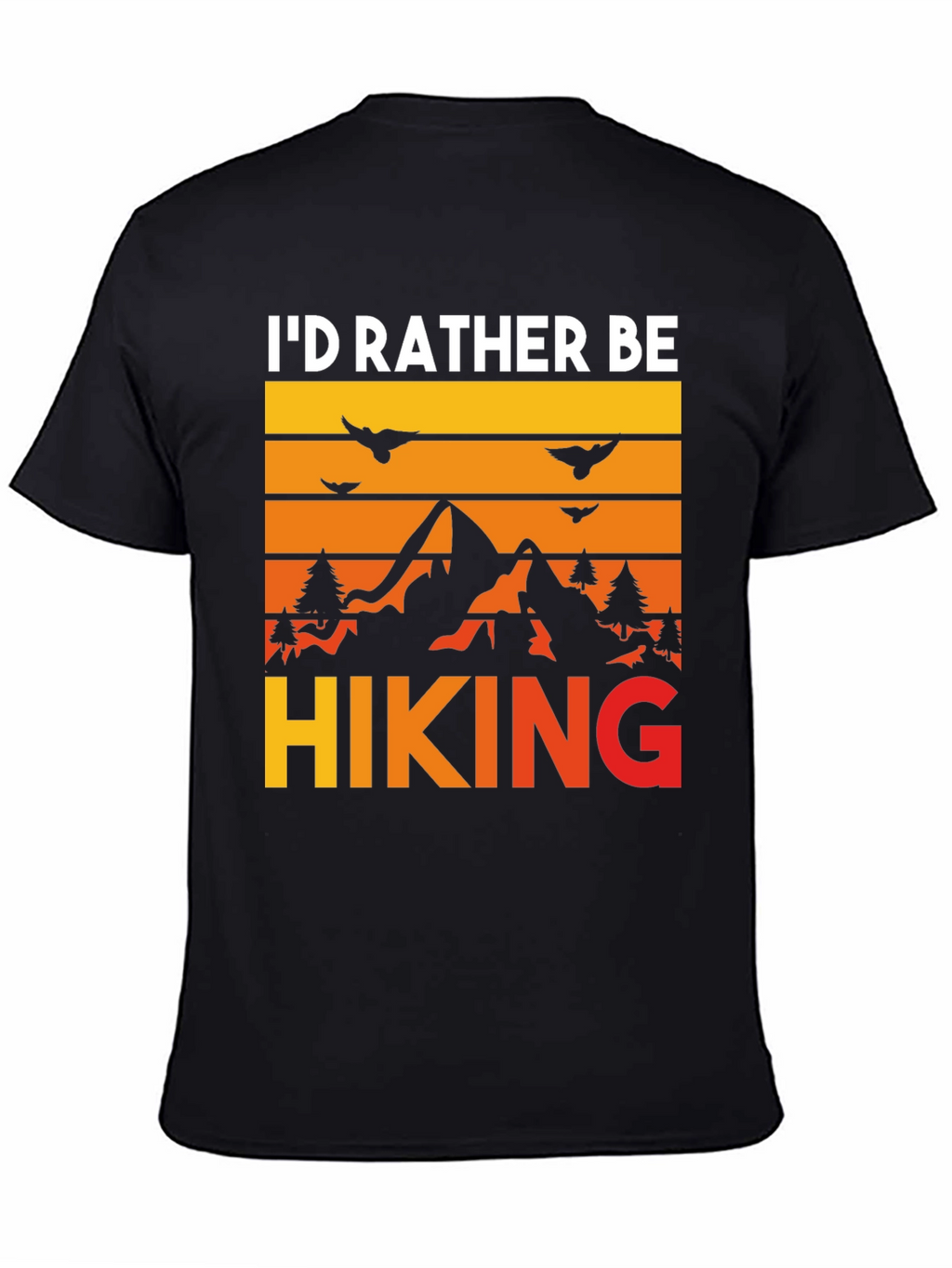 Id Rather Be Hiking Graphic Tee