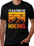 Id Rather Be Hiking Graphic Tee