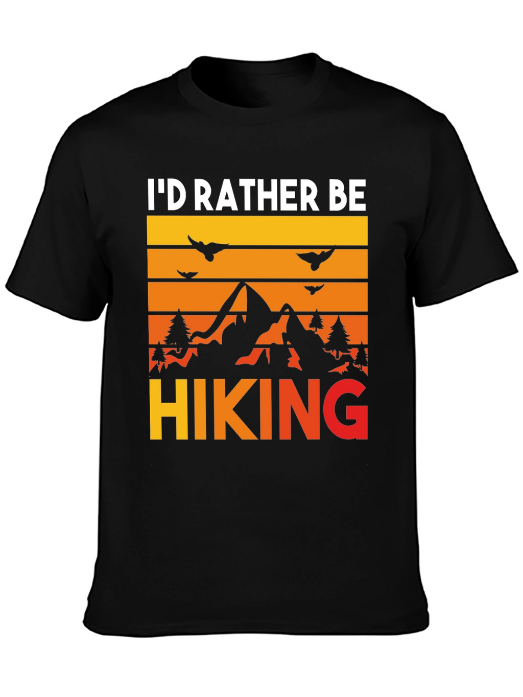 Id Rather Be Hiking Graphic Tee