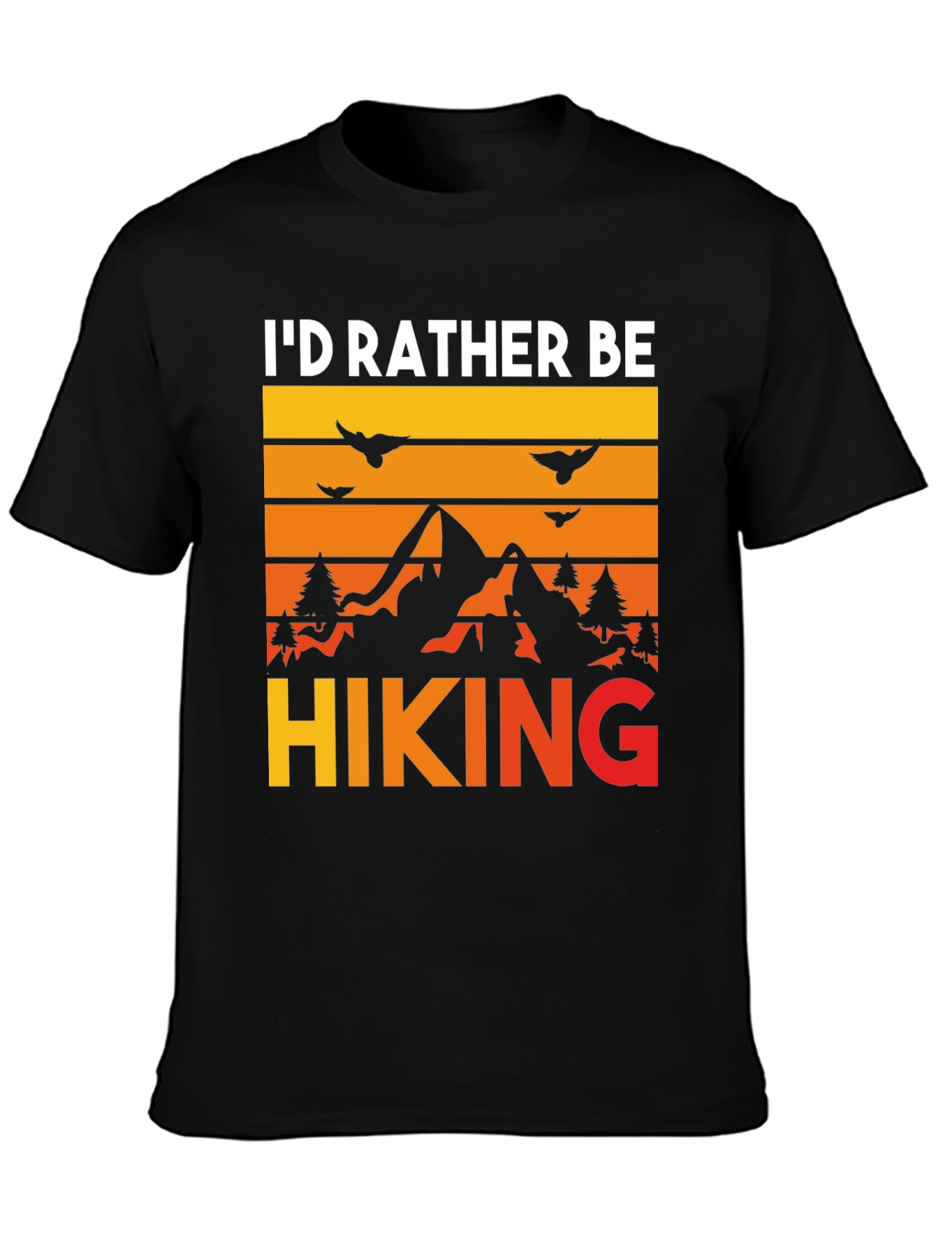 Id Rather Be Hiking Graphic Tee