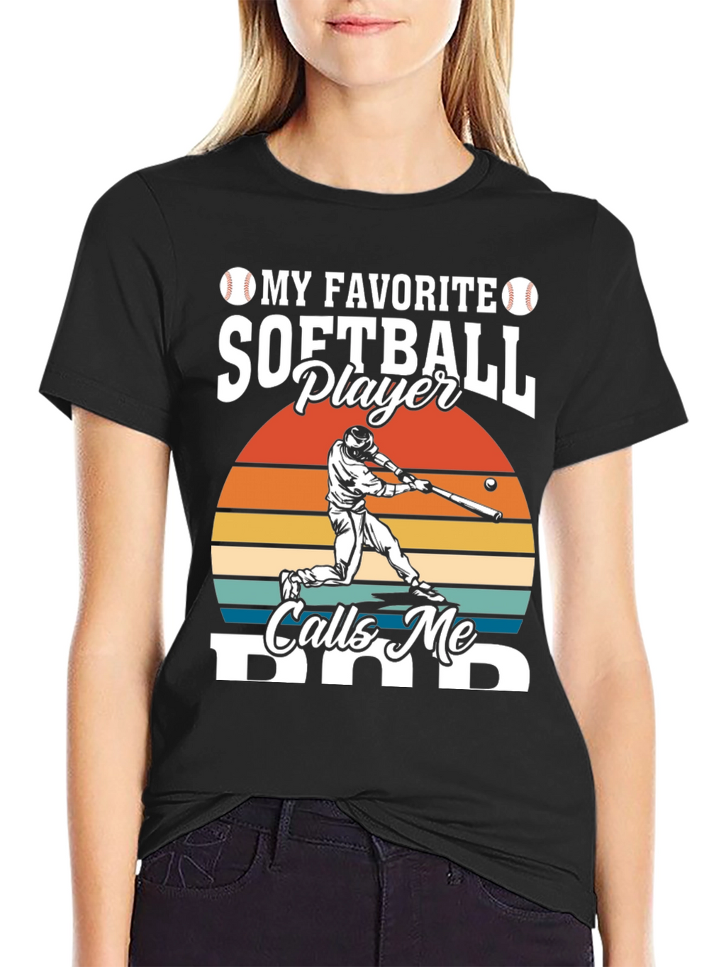 My Favorite Softball Player Calls Me Dad T-Shirt