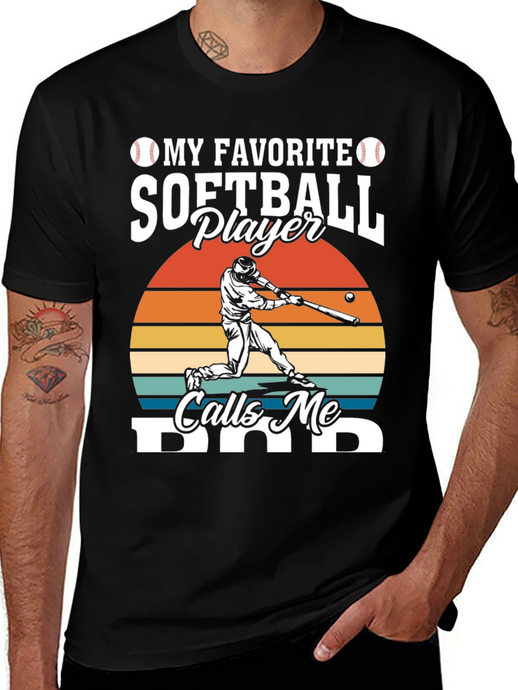 My Favorite Softball Player Calls Me Dad T-Shirt