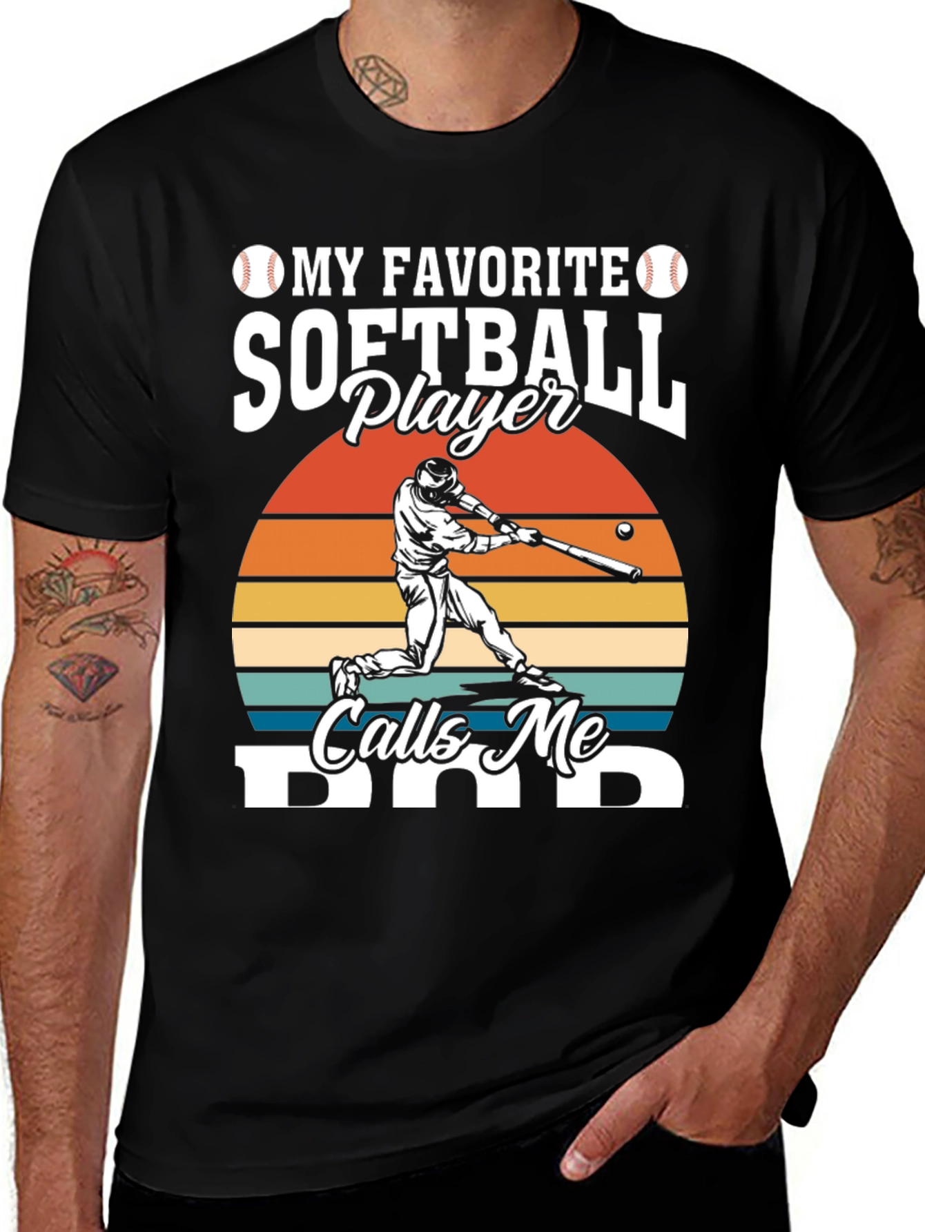 My Favorite Softball Player Calls Me Dad T-Shirt