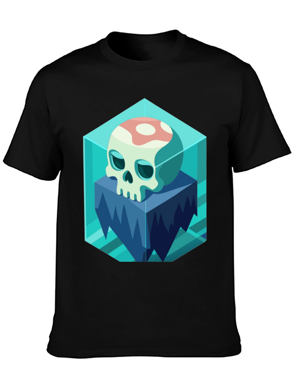 Icy Skull Graphic Tee - Unique Design