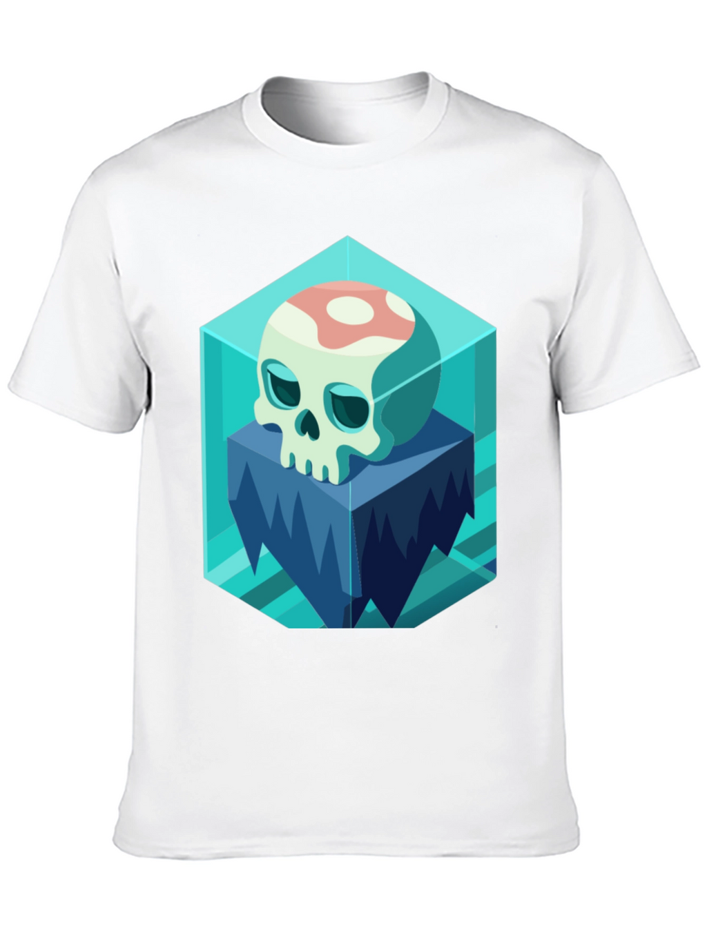 Icy Skull Graphic Tee - Unique Design