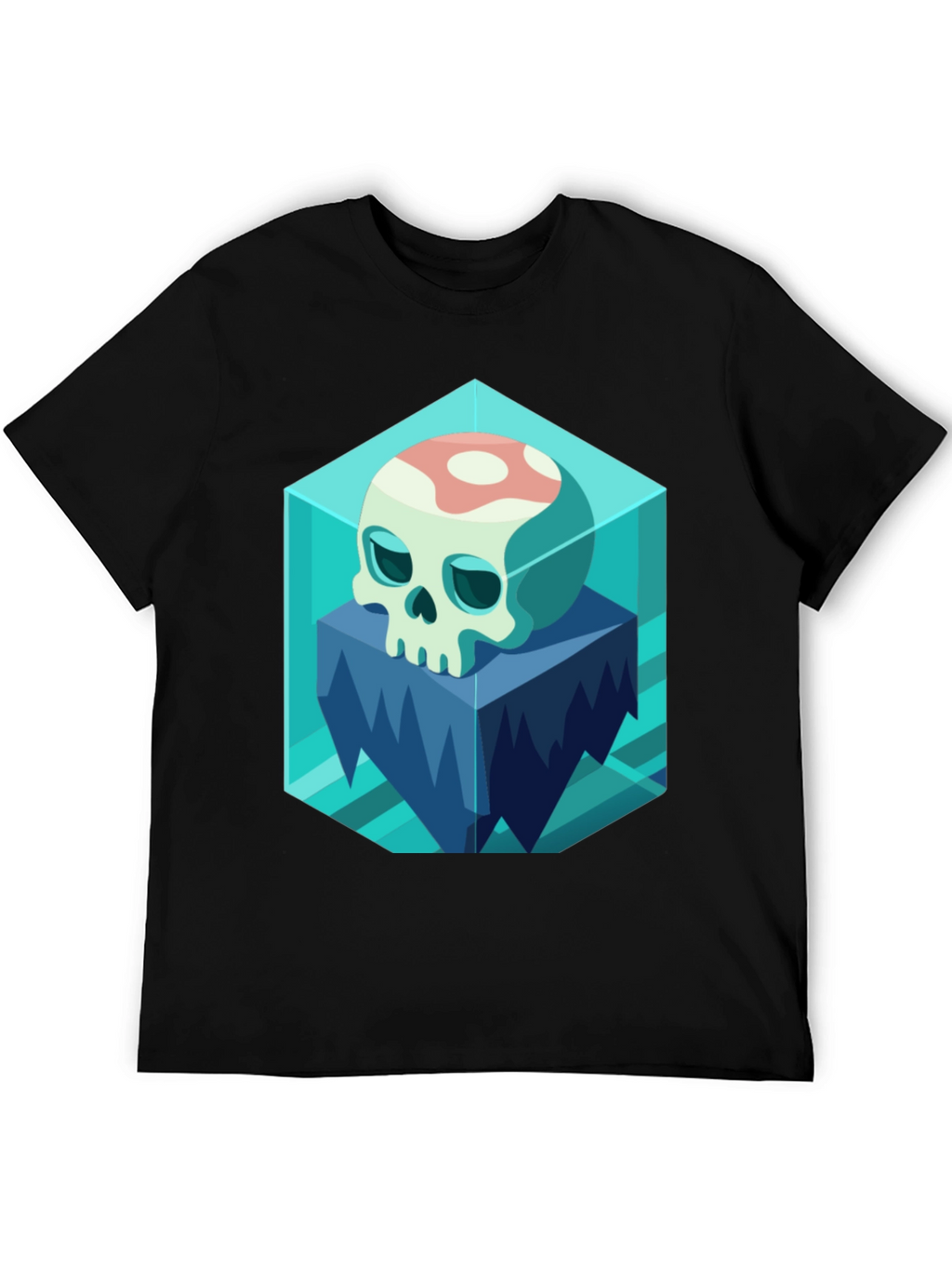 Icy Skull Graphic Tee - Unique Design