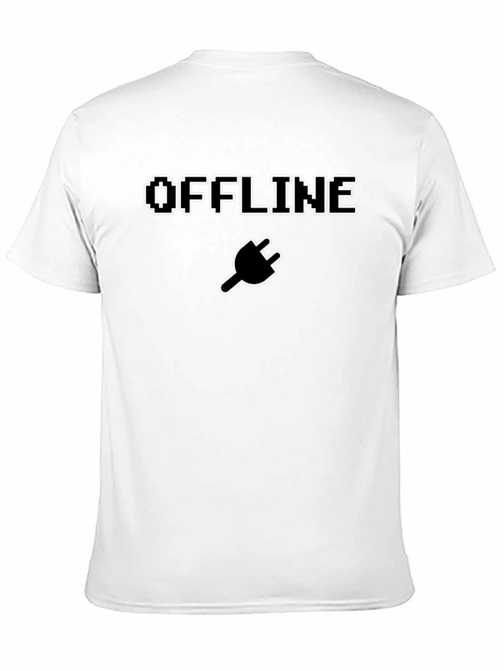 Offline Mode Black Graphic Tee