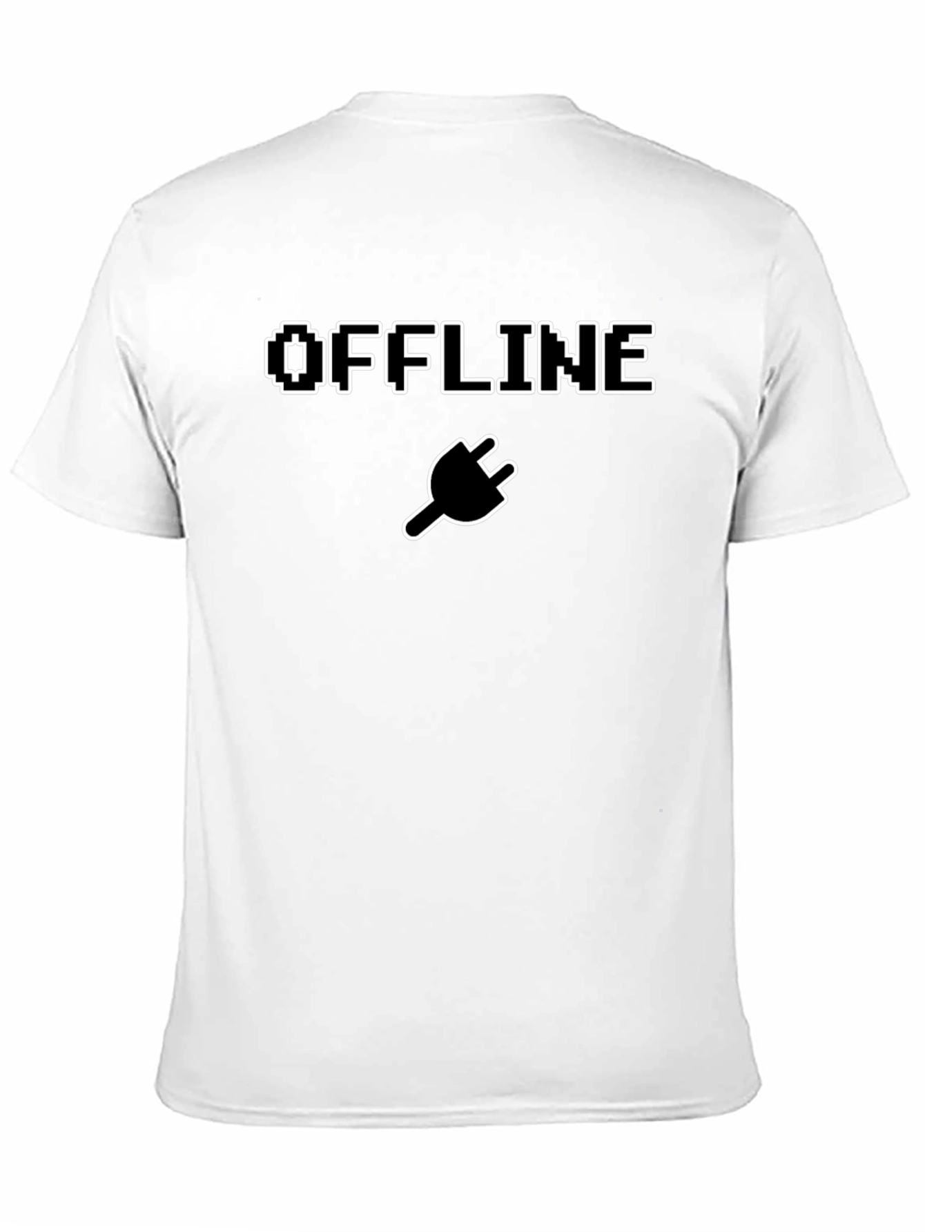 Offline Mode Black Graphic Tee