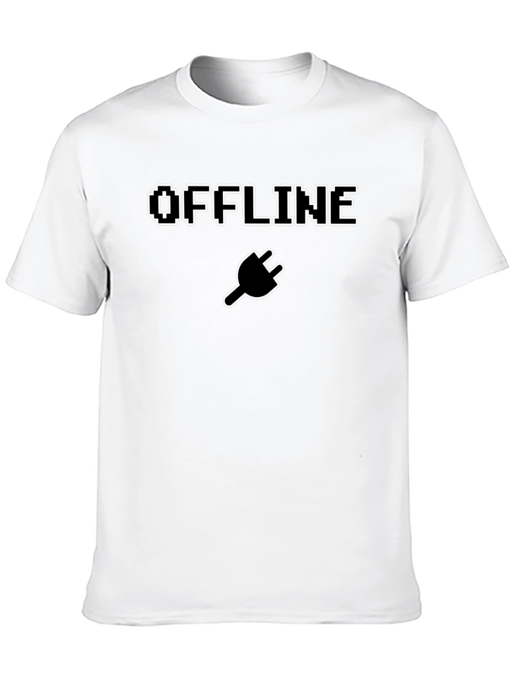 Offline Mode Black Graphic Tee