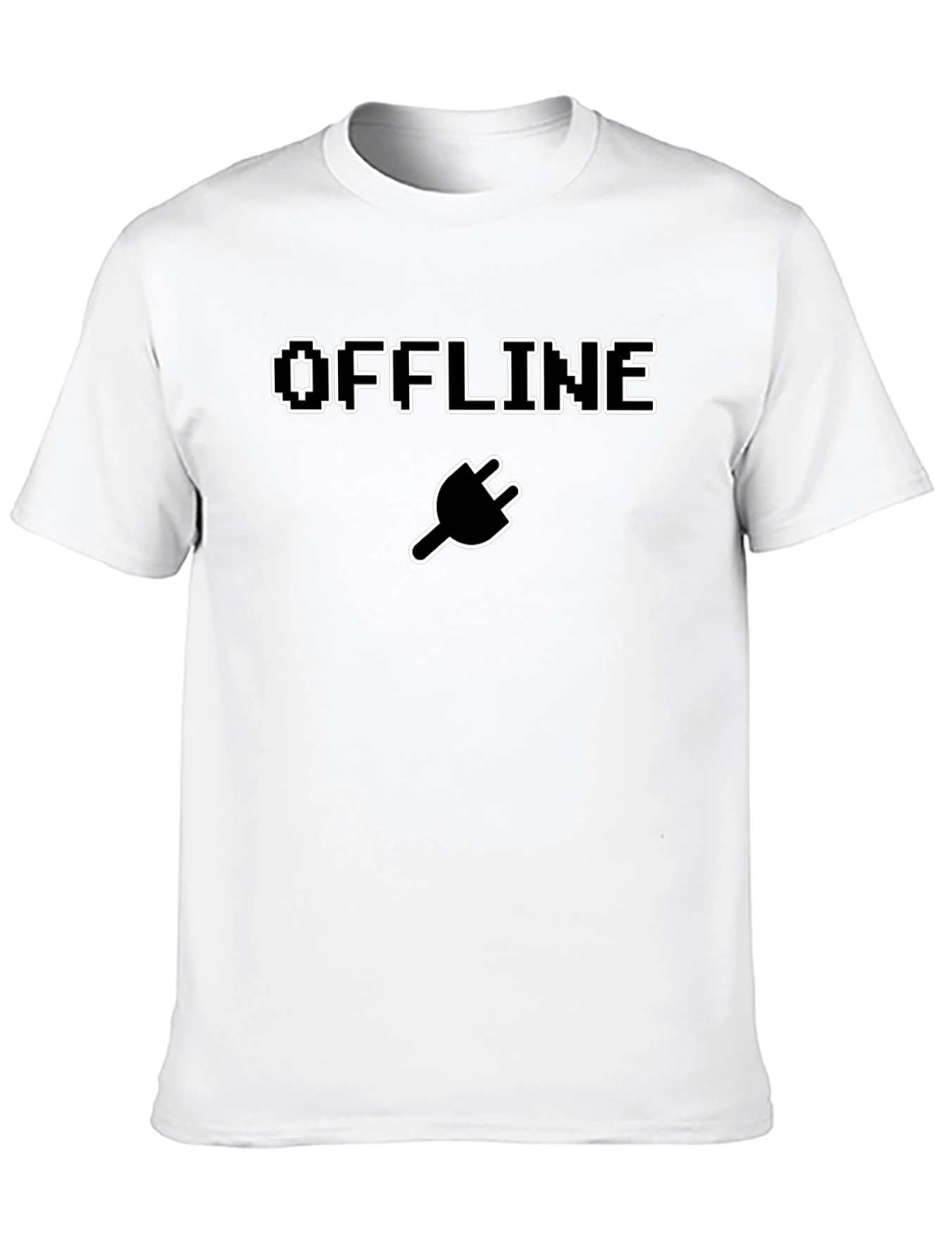 Offline Mode Black Graphic Tee