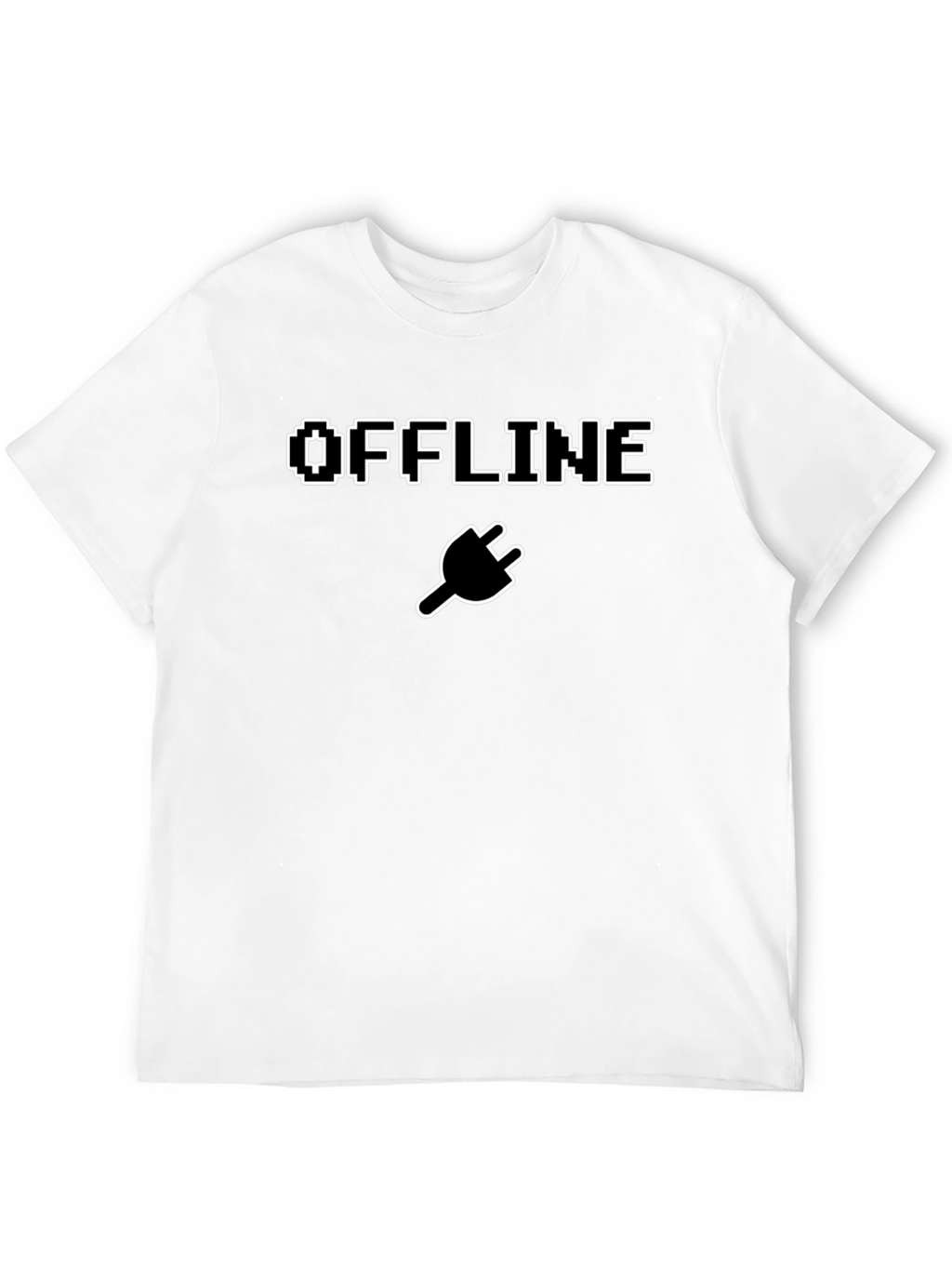 Offline Mode Black Graphic Tee