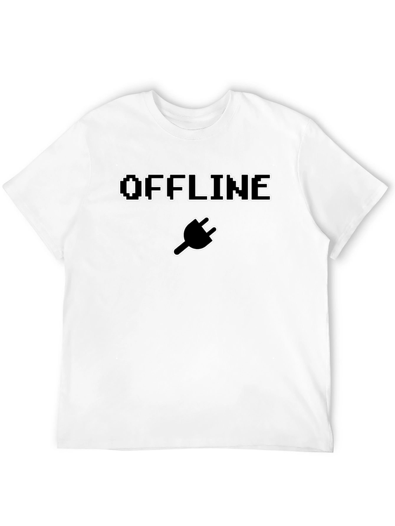 Offline Mode Black Graphic Tee