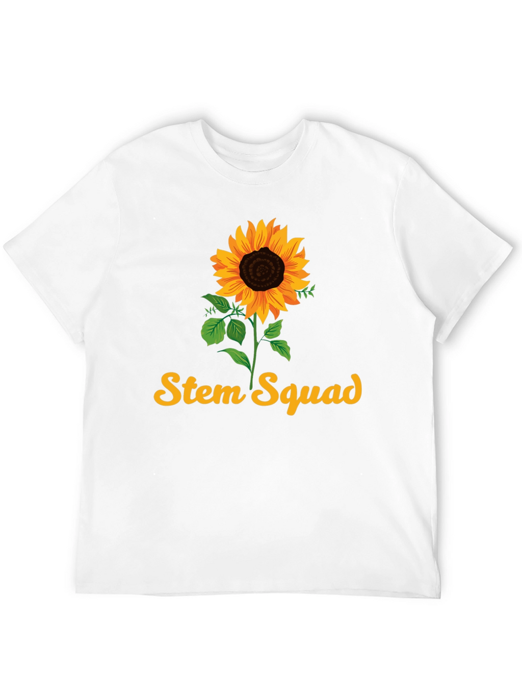 Stem Squad Sunflower Black T-Shirt