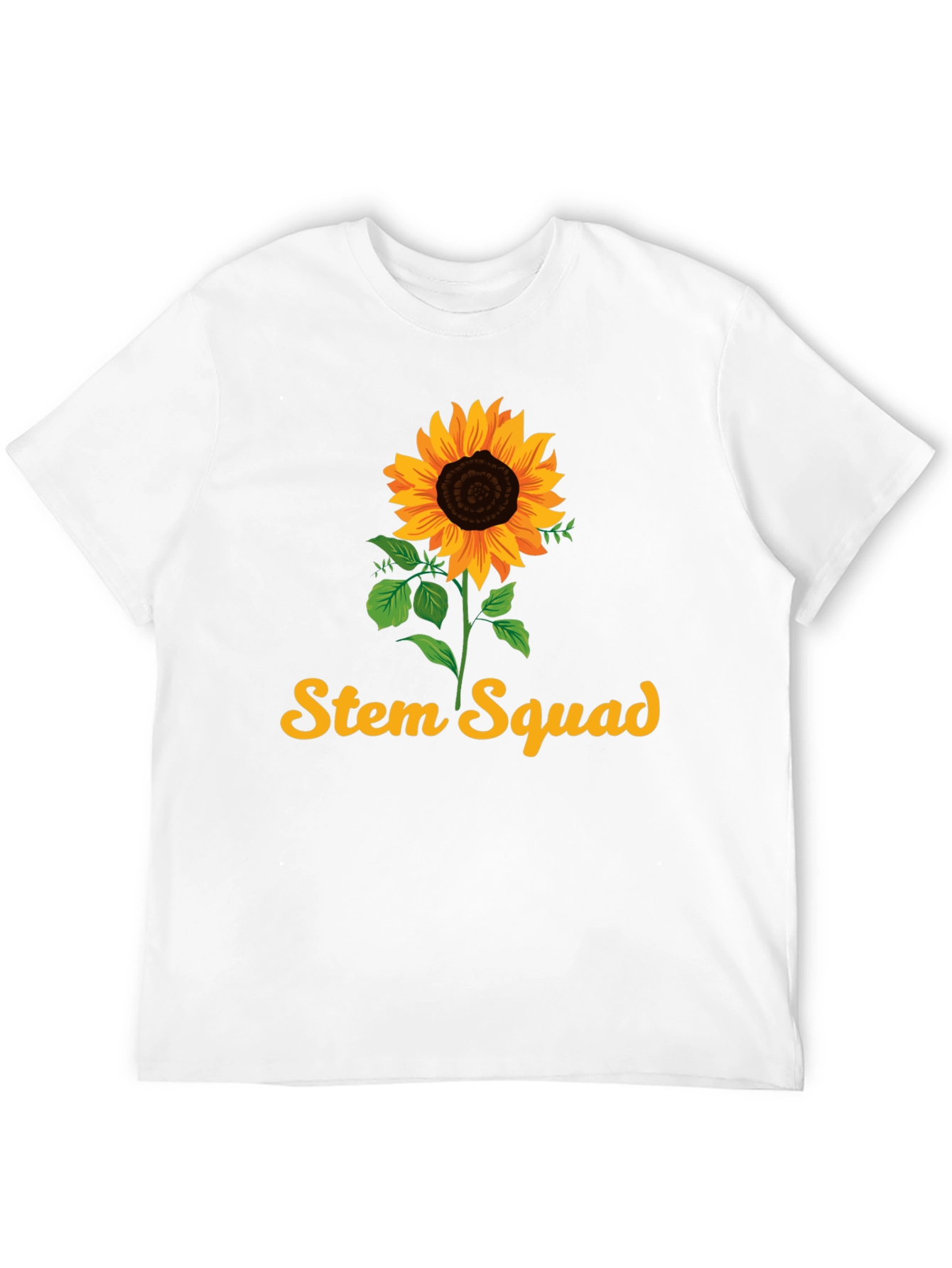 Stem Squad Sunflower Black T-Shirt