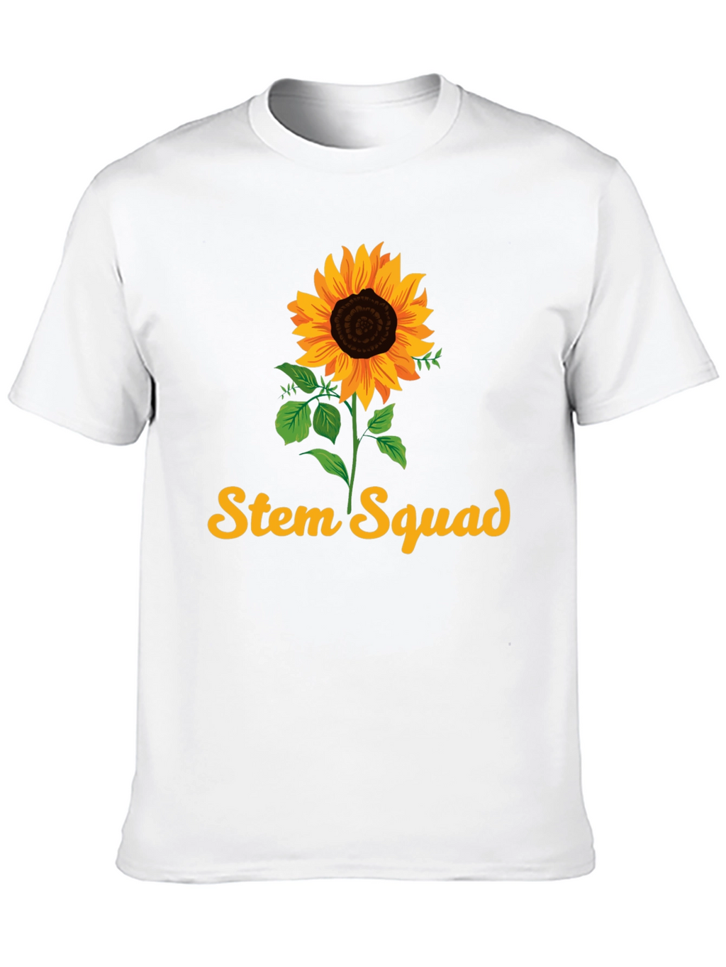 Stem Squad Sunflower Black T-Shirt