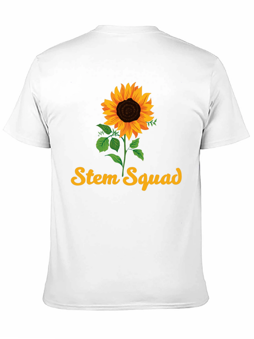 Stem Squad Sunflower Black T-Shirt