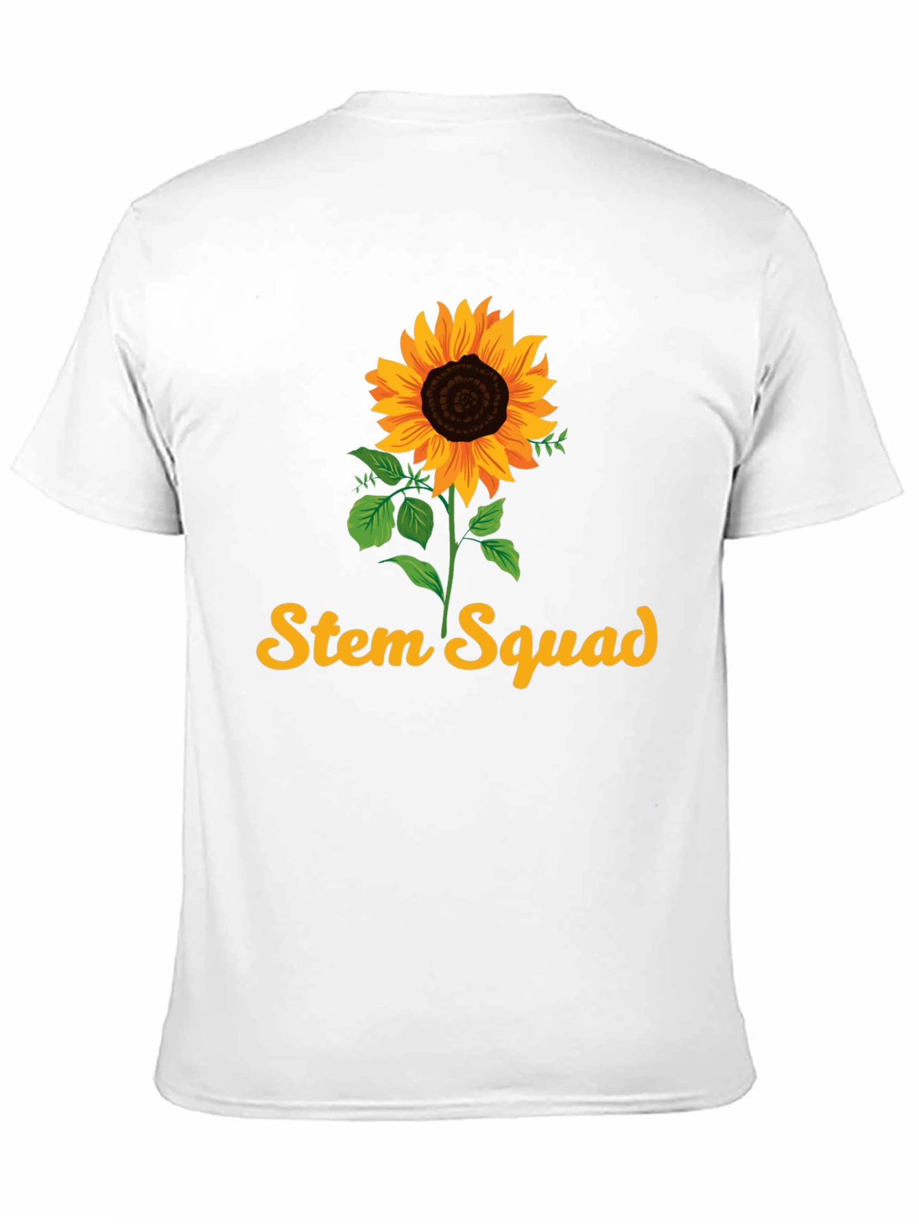 Stem Squad Sunflower Black T-Shirt