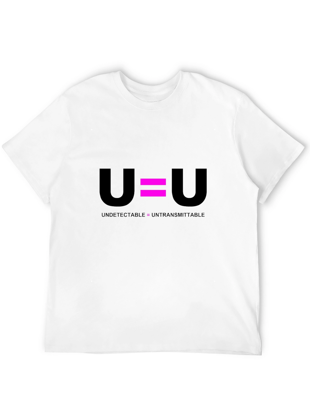 U=U Undetectable Untransmittable Black T-Shirt