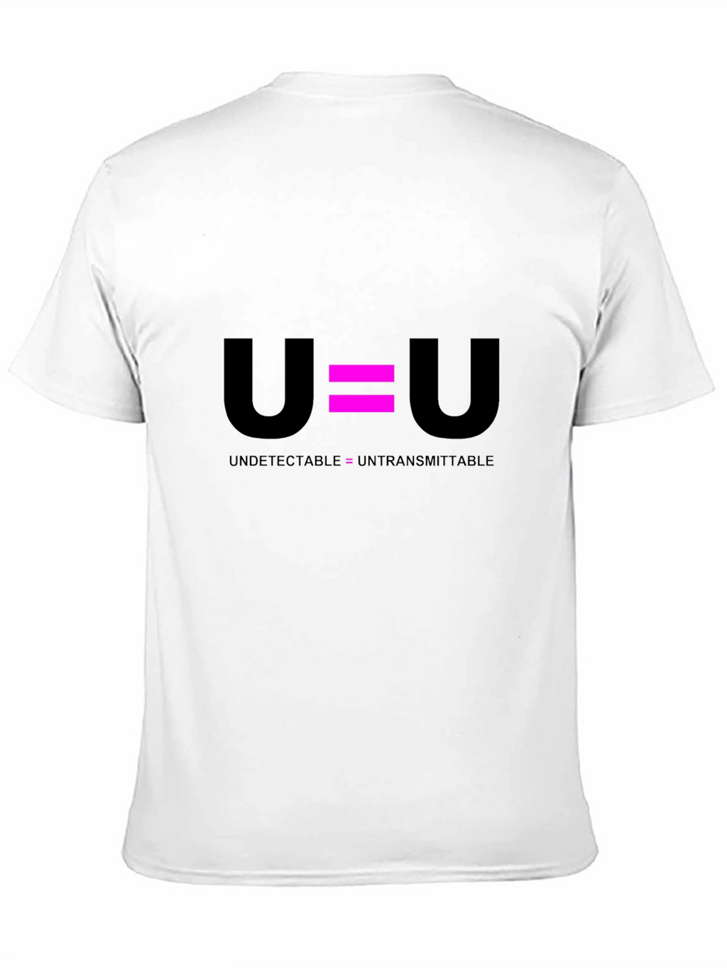 U=U Undetectable Untransmittable Black T-Shirt