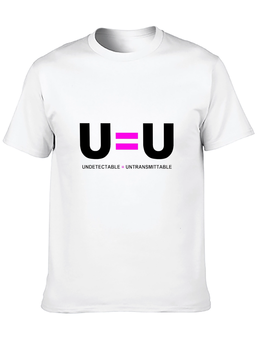 U=U Undetectable Untransmittable Black T-Shirt
