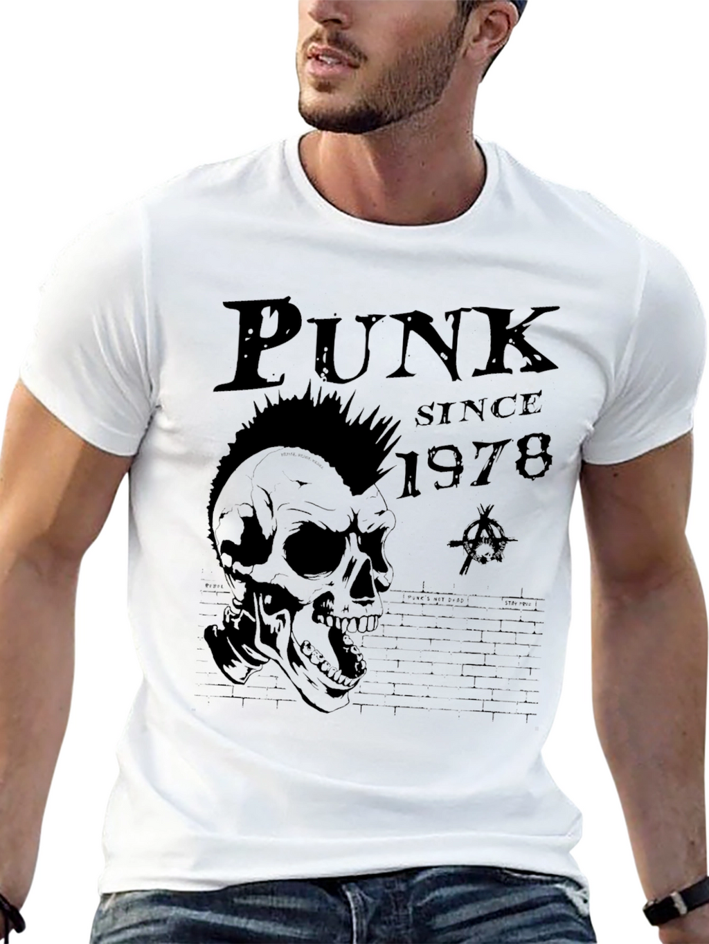Punk Since 1978 Skull Graphic T-Shirt