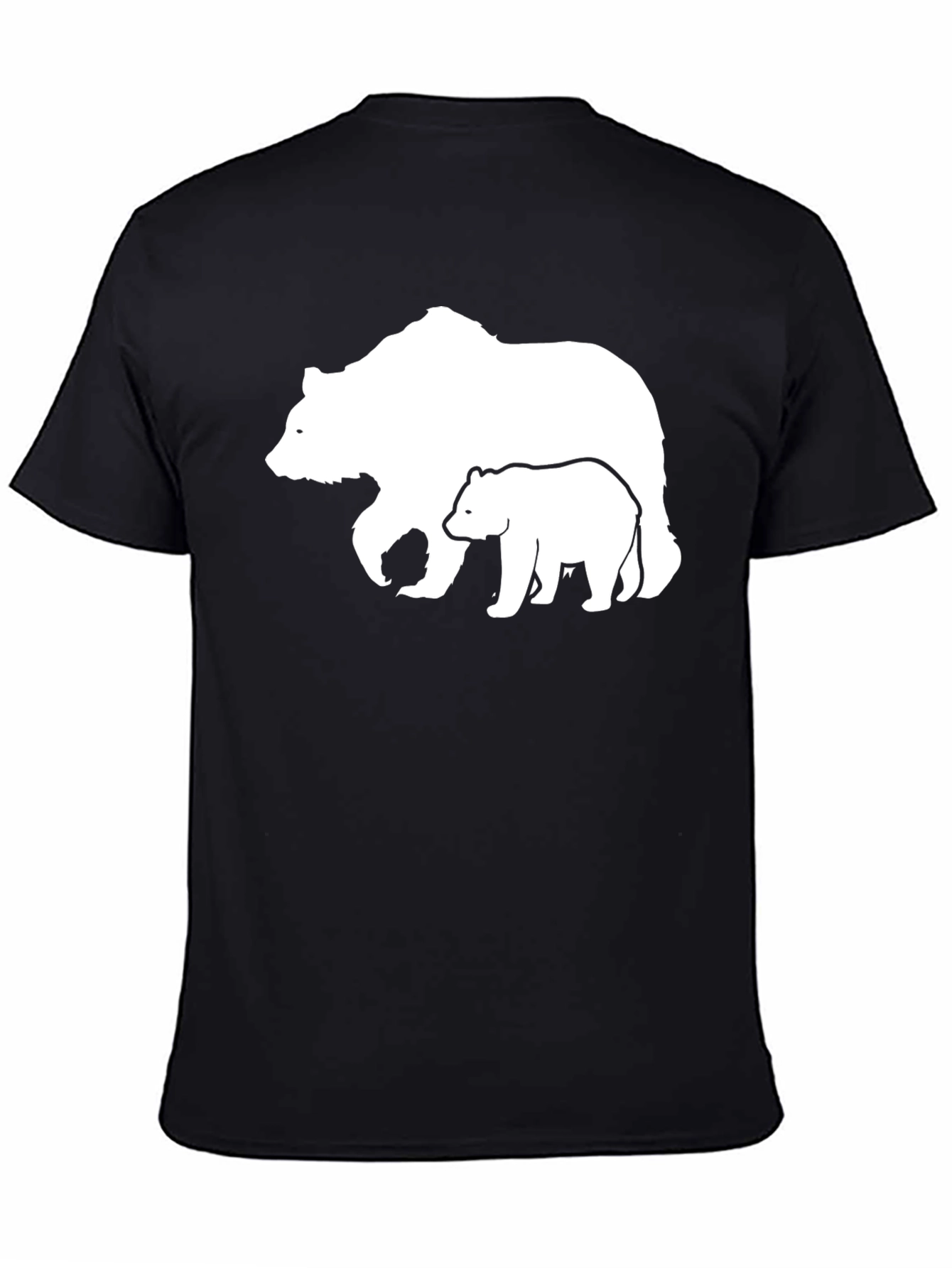 Bear Family Black T-Shirt