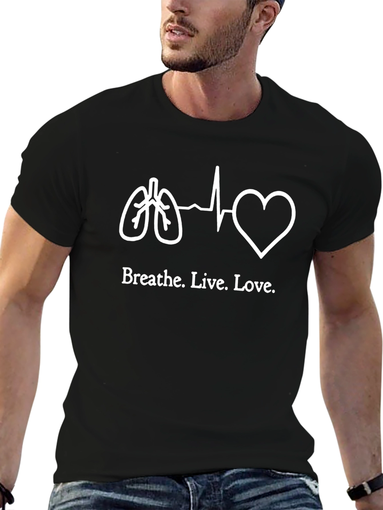 Breathe Live Love Graphic T-Shirt - Unisex