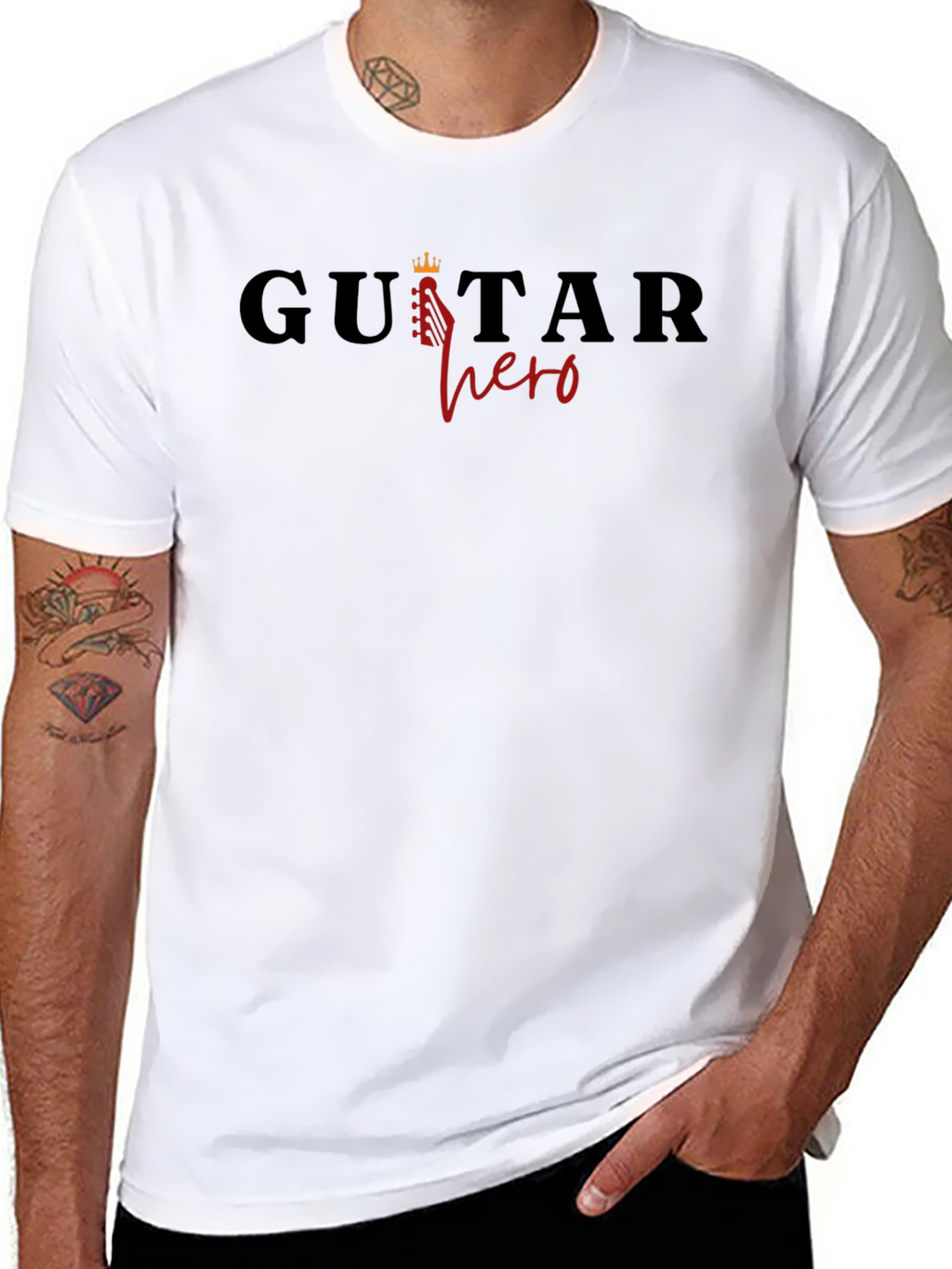 Guitar Hero Graphic T-Shirt - Musician Tee
