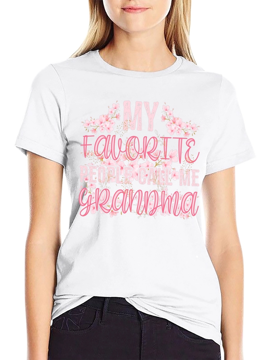 My Favorite People Call Me Grandma Graphic T-Shirt