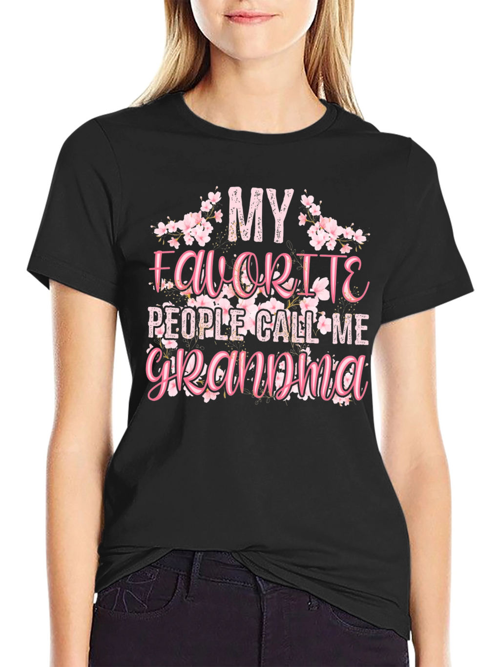 My Favorite People Call Me Grandma Graphic T-Shirt