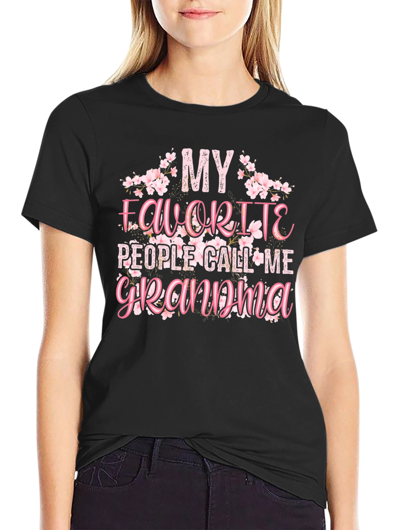 My Favorite People Call Me Grandma Graphic T-Shirt