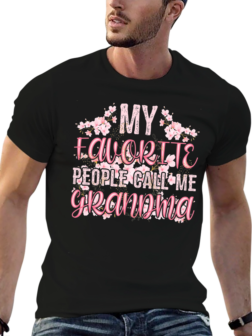 My Favorite People Call Me Grandma Graphic T-Shirt