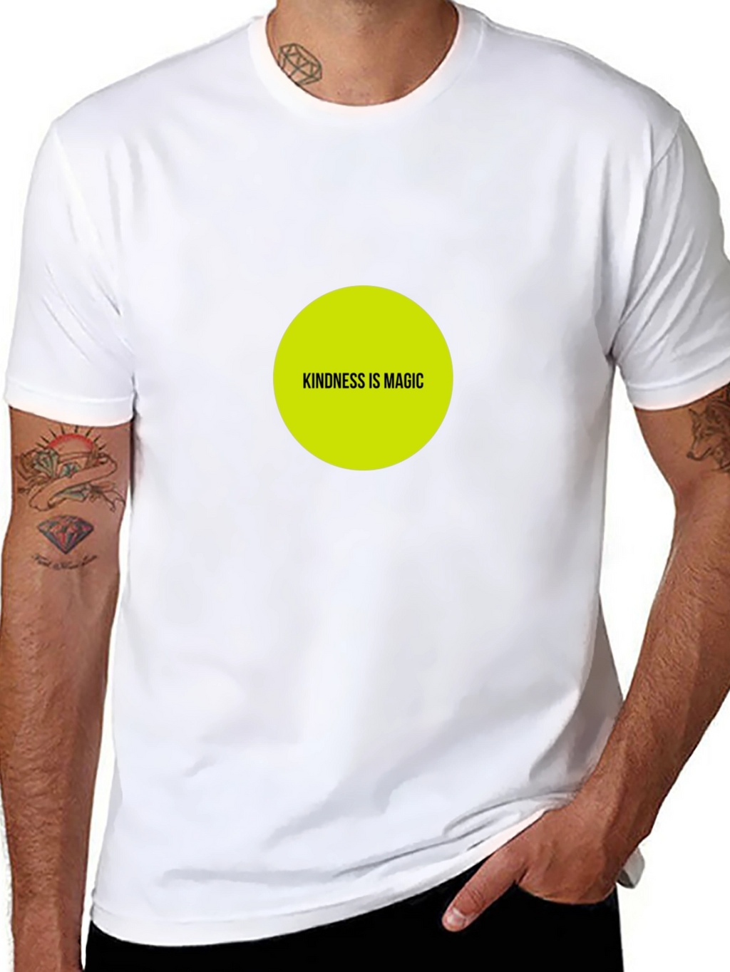 Kindness is Magic Black T-Shirt