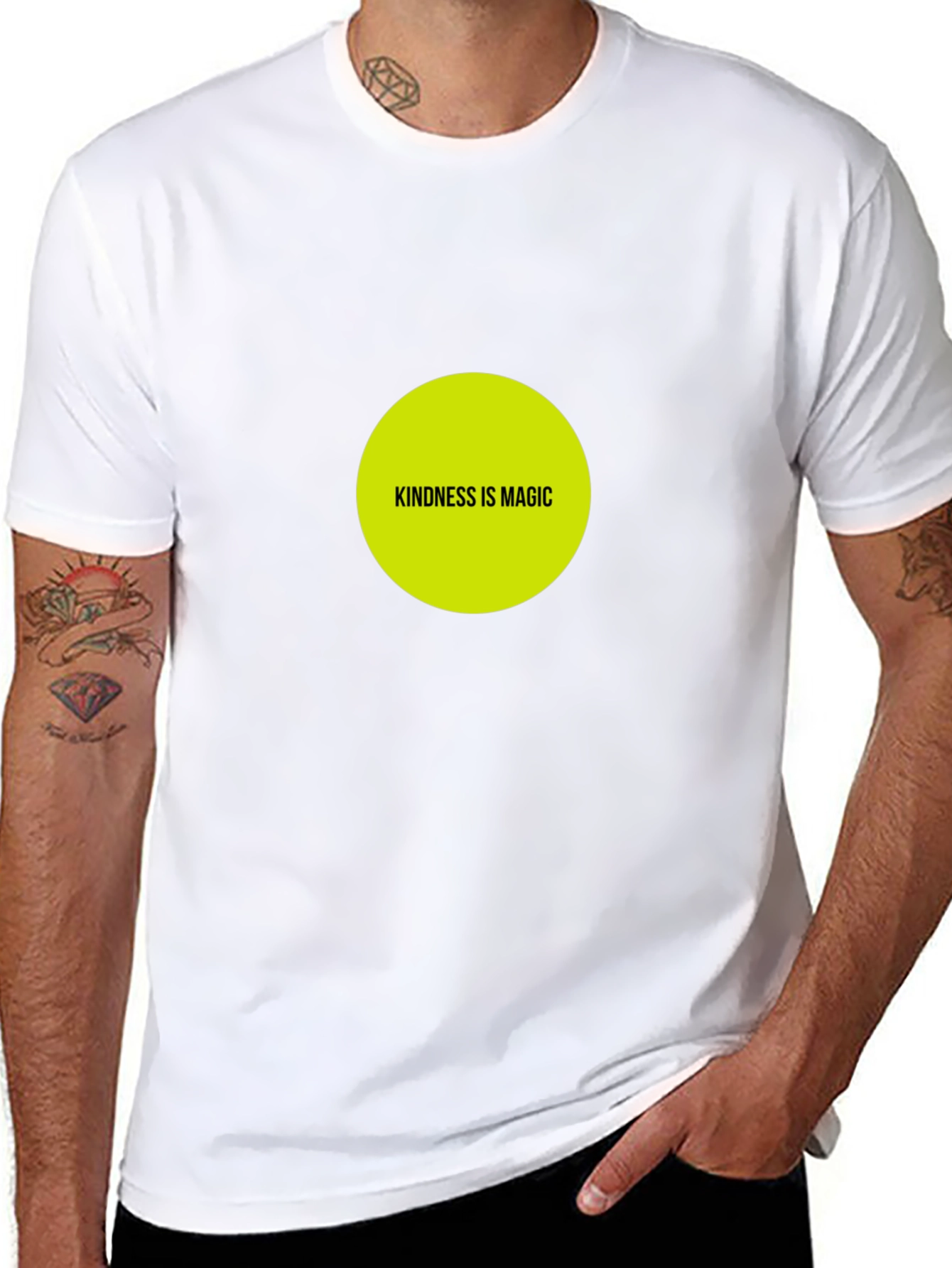 Kindness is Magic Black T-Shirt