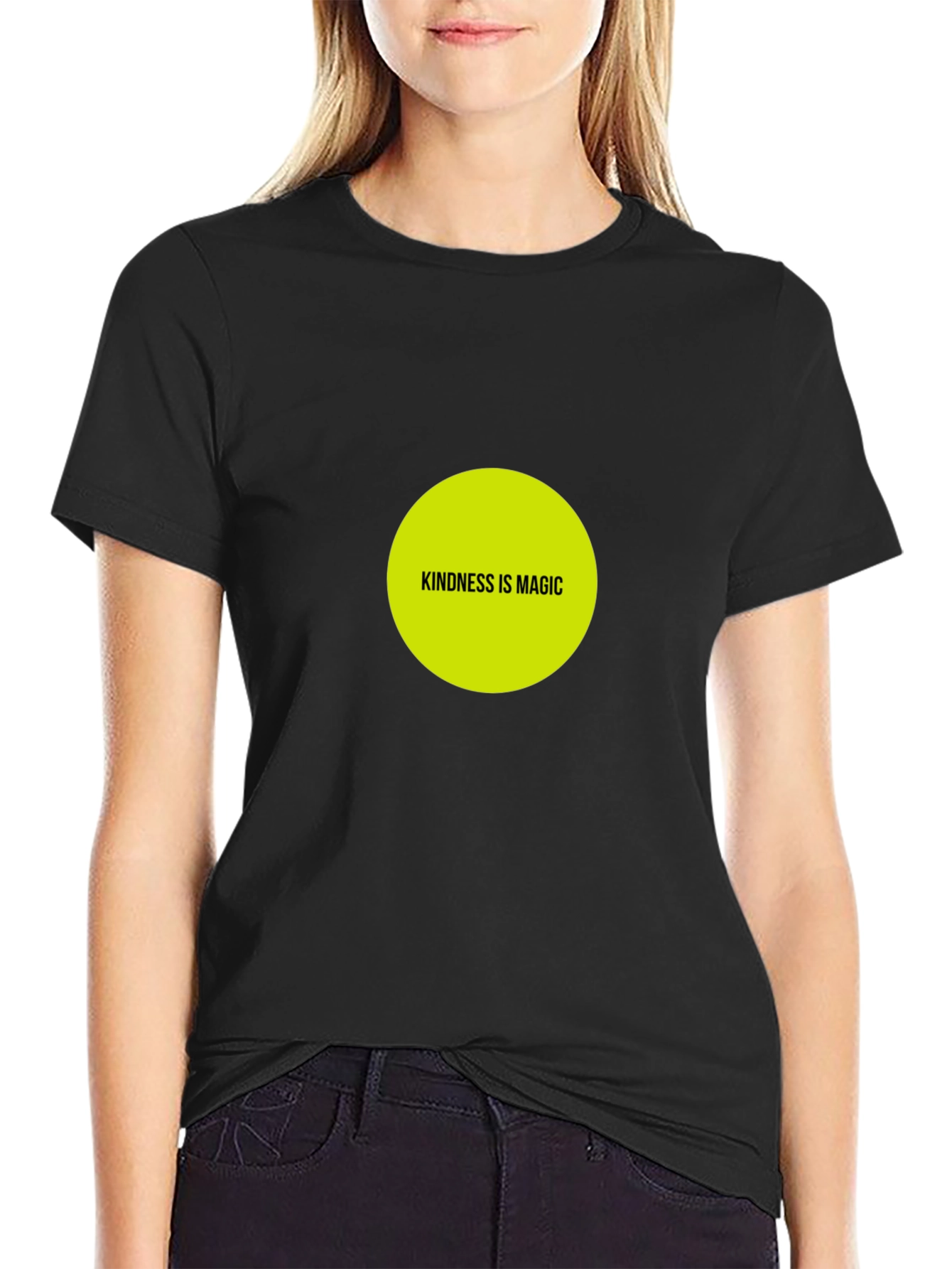 Kindness is Magic Black T-Shirt