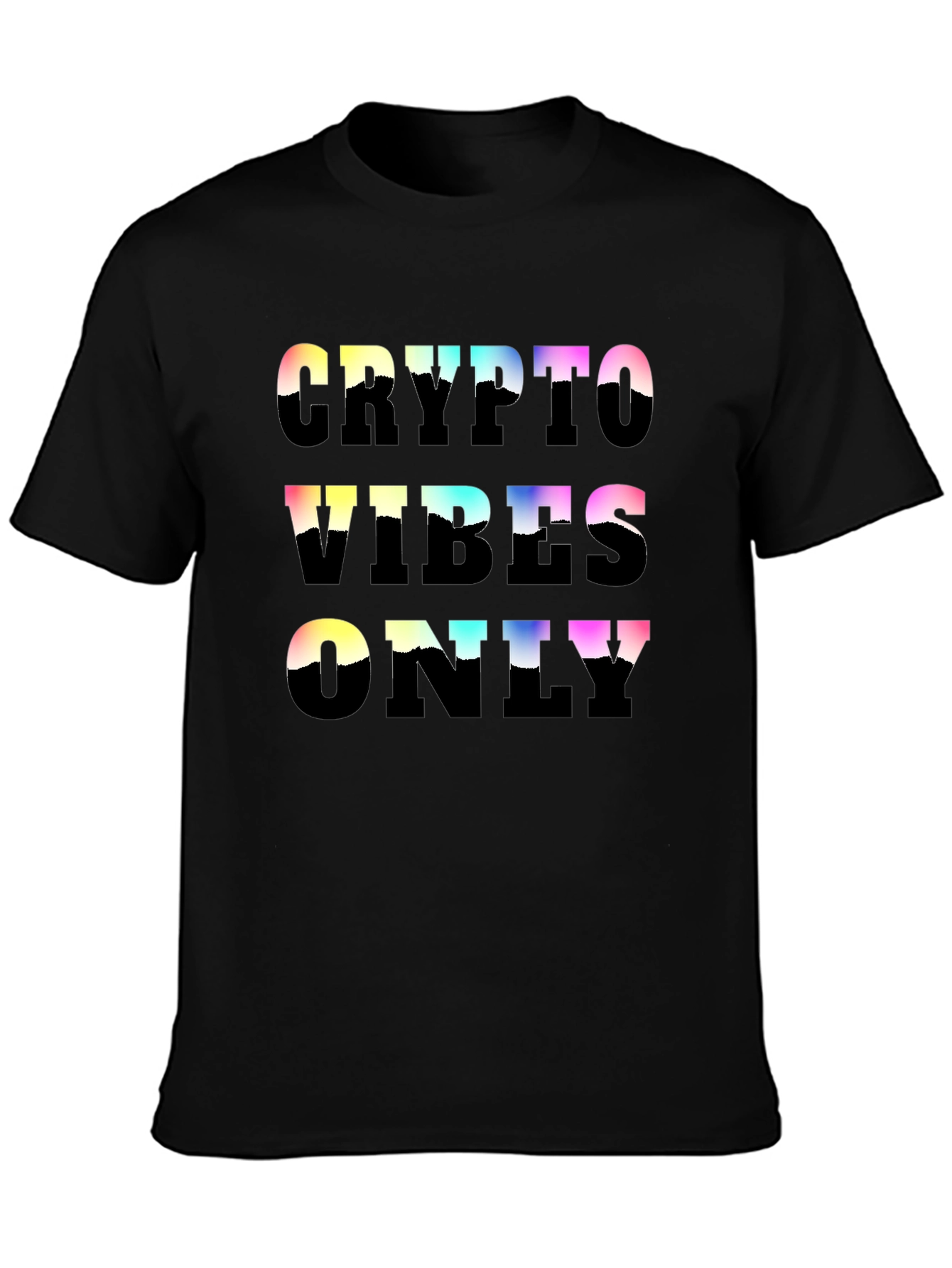Crypto Vibes Only Graphic T-Shirt