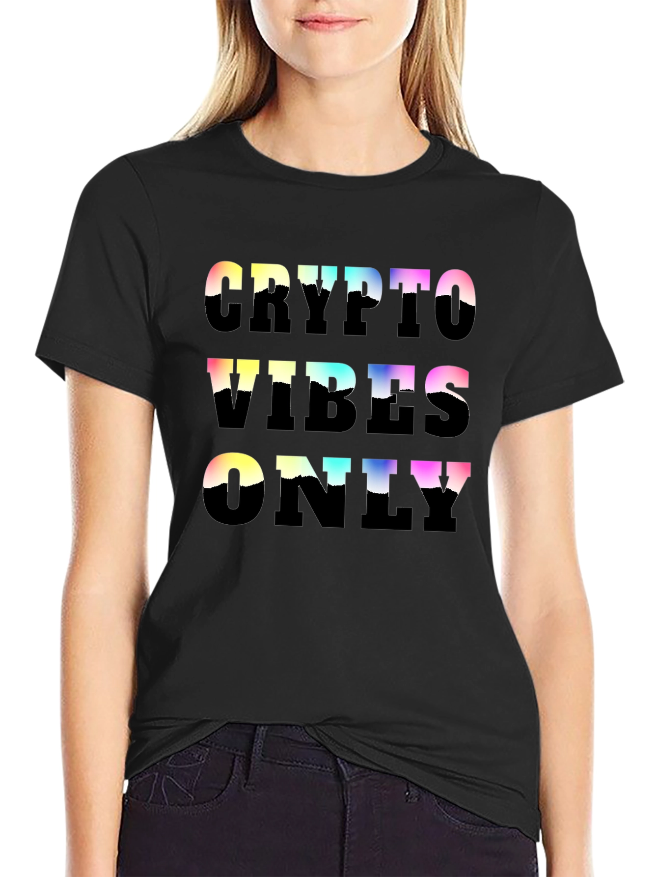 Crypto Vibes Only Graphic T-Shirt