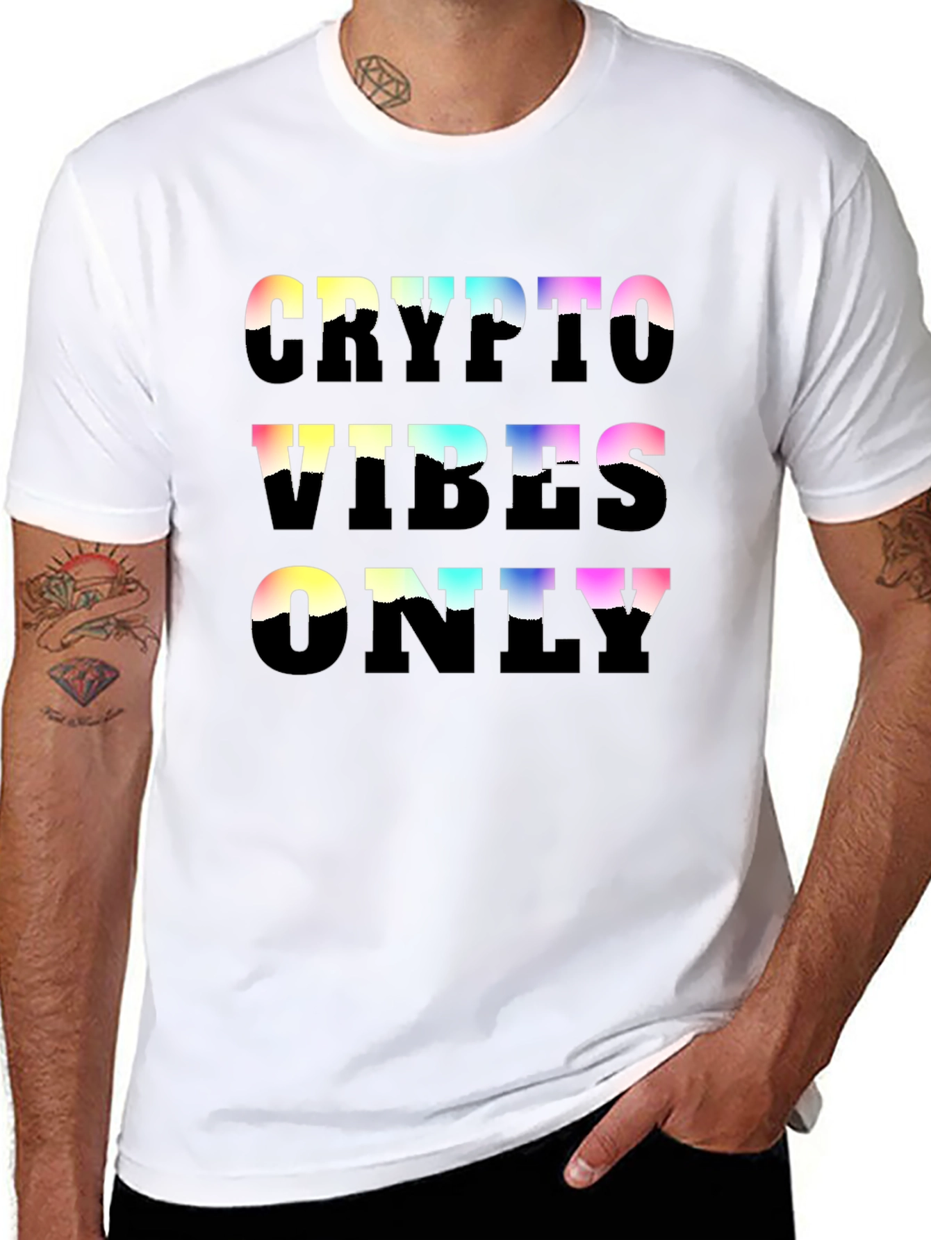 Crypto Vibes Only Graphic T-Shirt