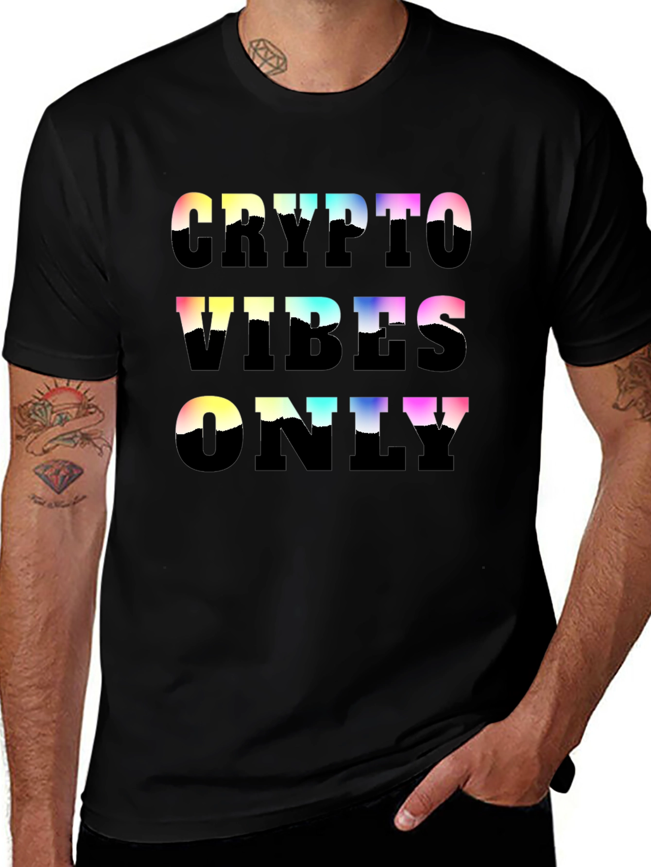 Crypto Vibes Only Graphic T-Shirt