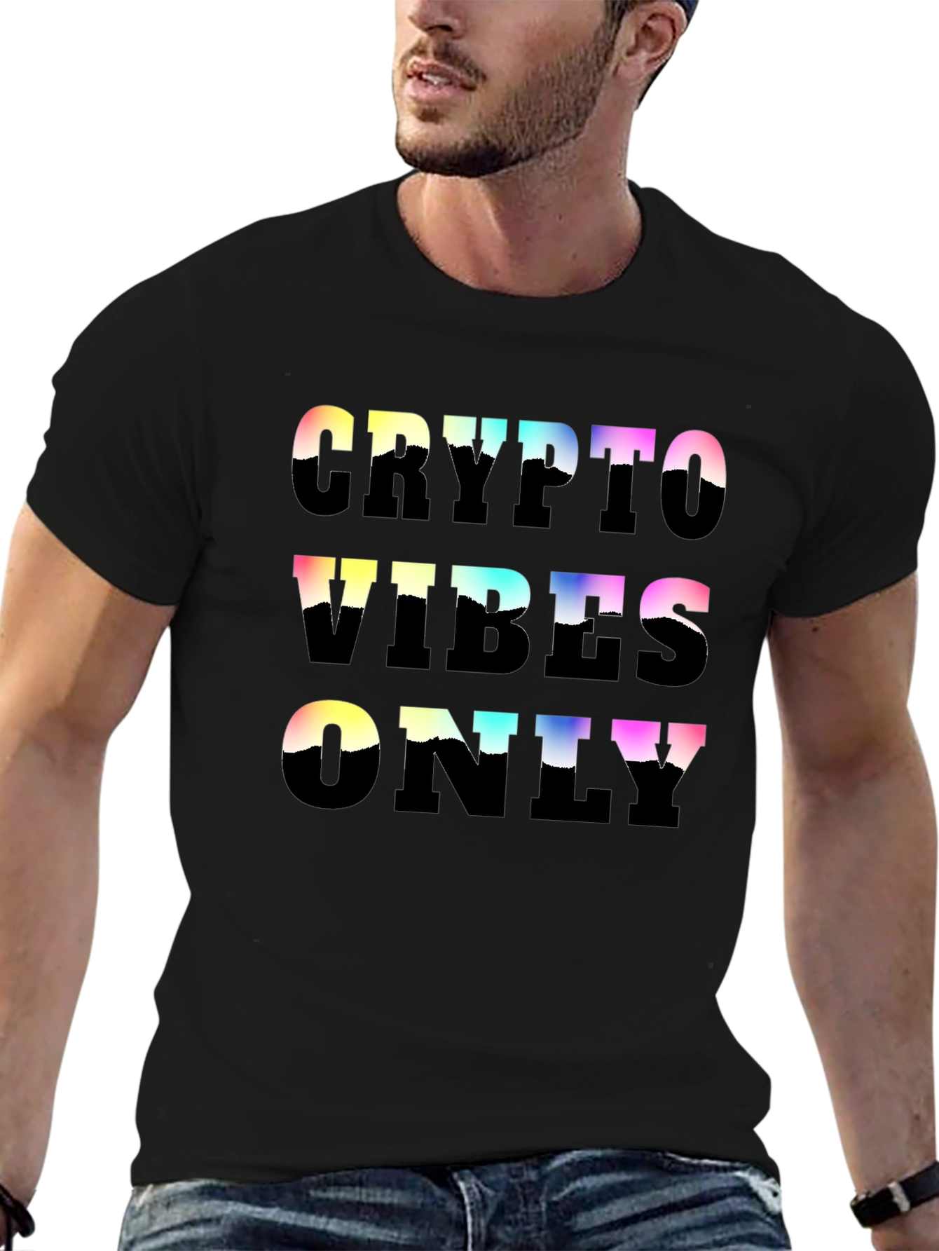 Crypto Vibes Only Graphic T-Shirt
