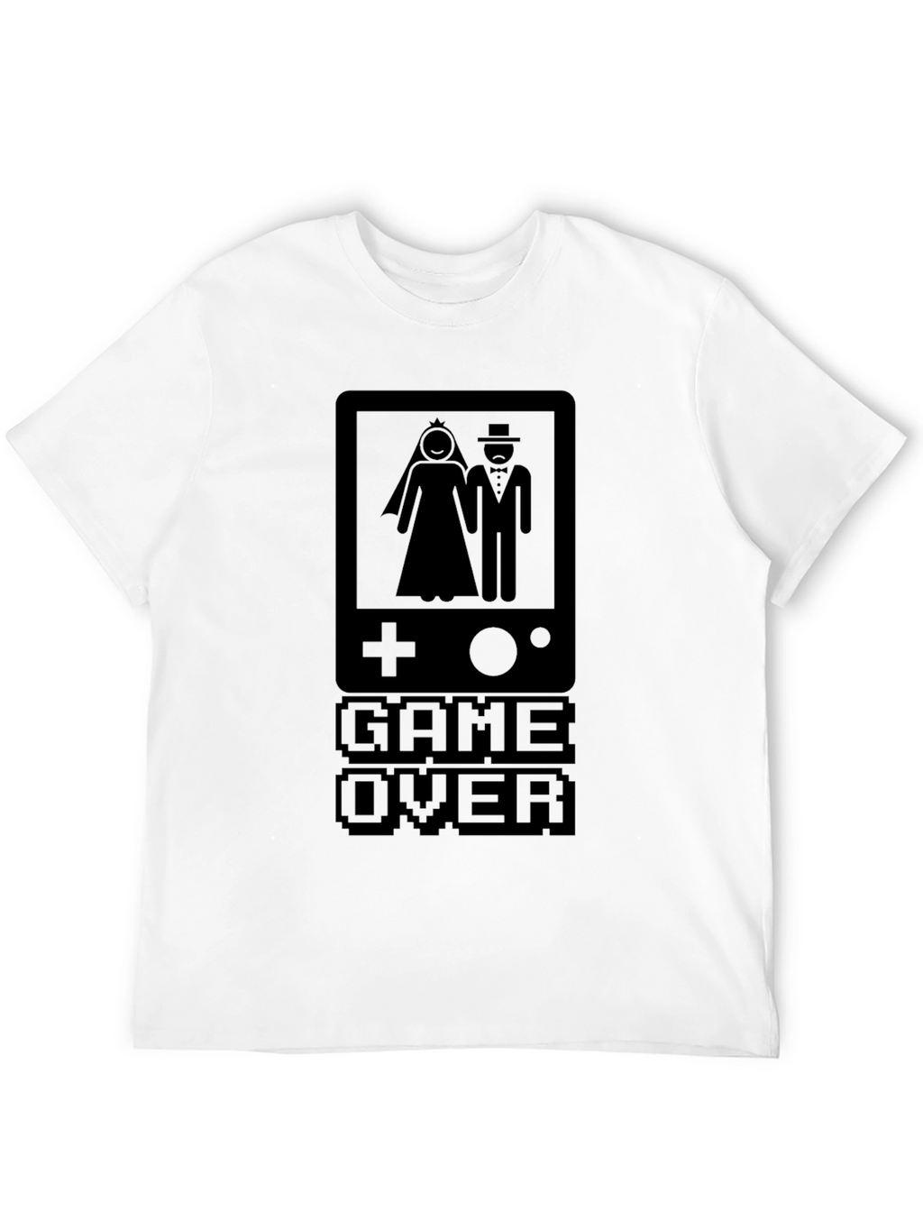 Game Over Wedding T-Shirt - Gamer Couple Tee
