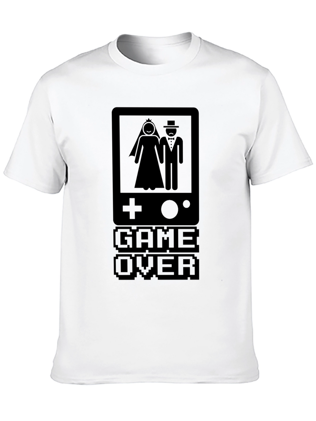 Game Over Wedding T-Shirt - Gamer Couple Tee