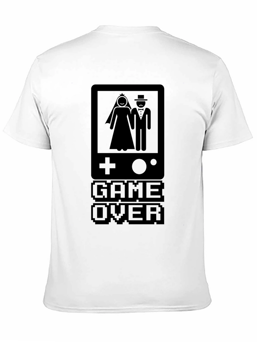 Game Over Wedding T-Shirt - Gamer Couple Tee