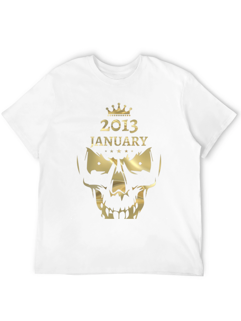 January 2013 Skull Graphic T-Shirt
