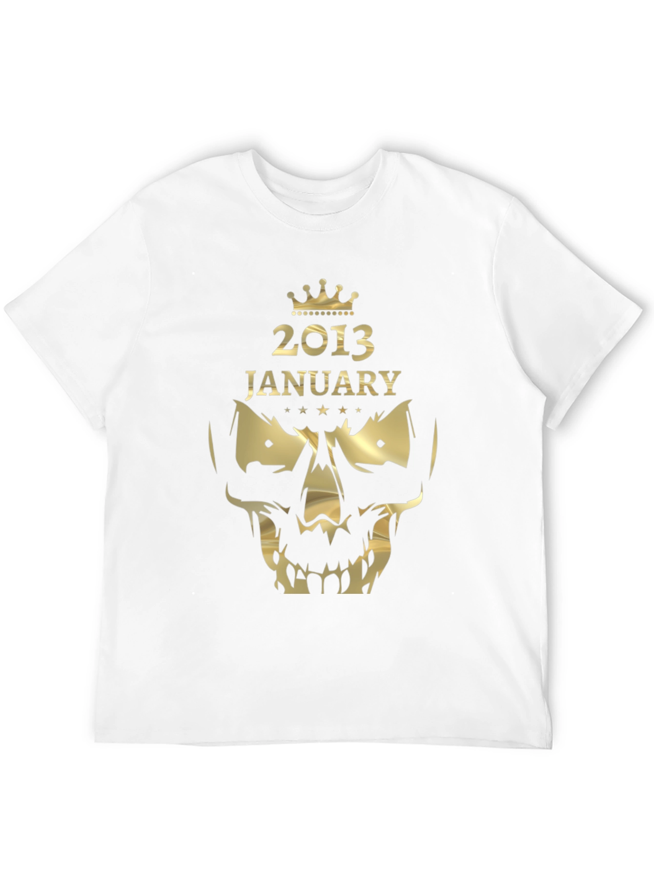 January 2013 Skull Graphic T-Shirt