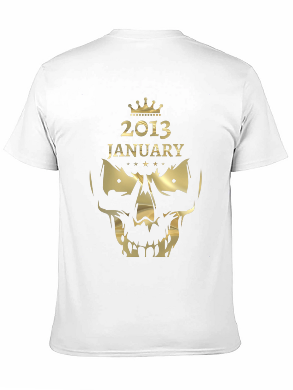 January 2013 Skull Graphic T-Shirt