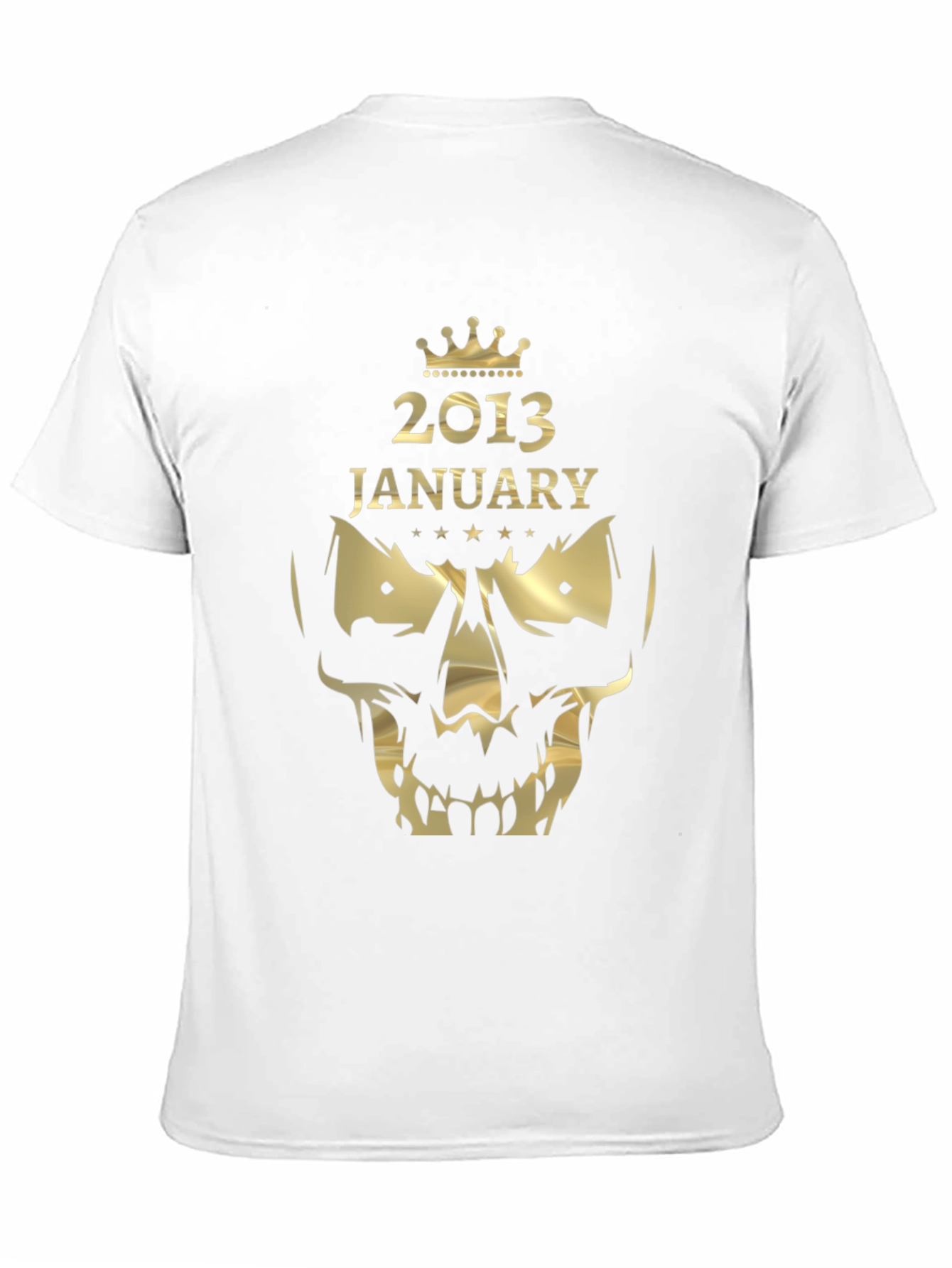 January 2013 Skull Graphic T-Shirt
