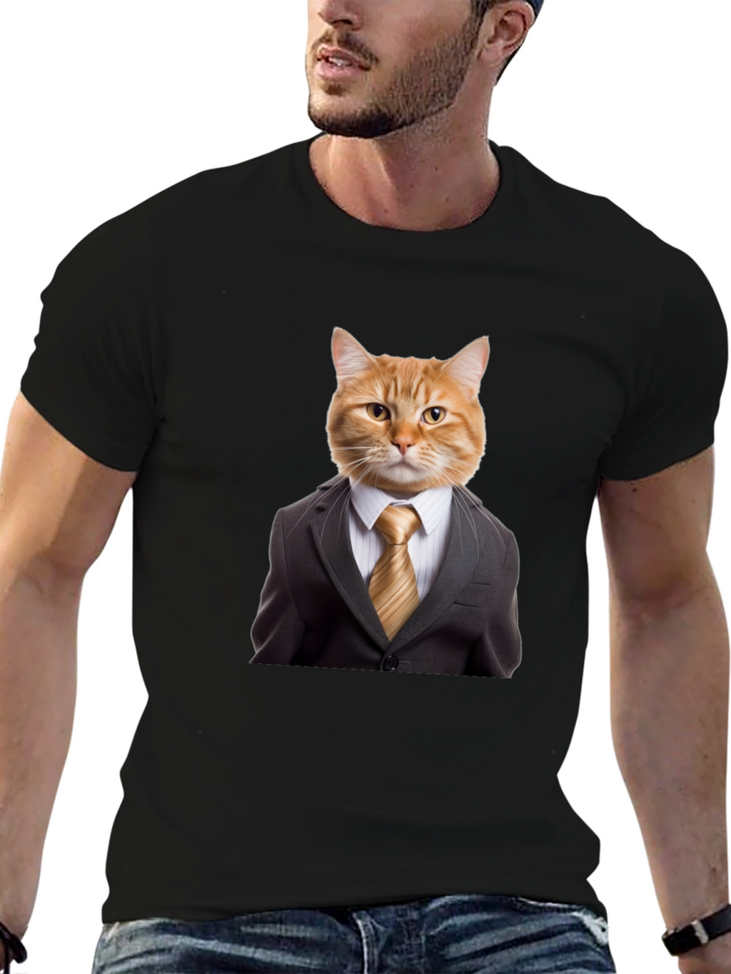 Cat Suit Up Graphic T-Shirt - Funny & Stylish